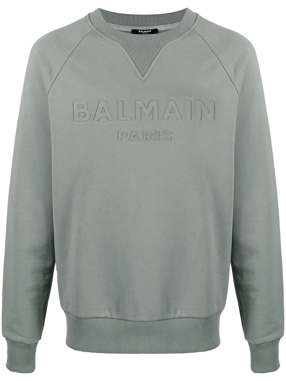фото Balmain толстовка с тисненым логотипом