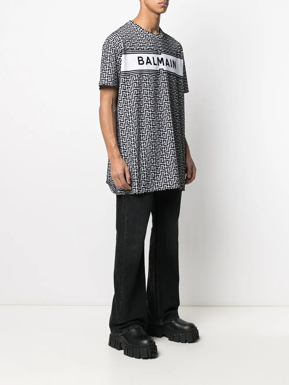 фото Balmain футболка с монограммой