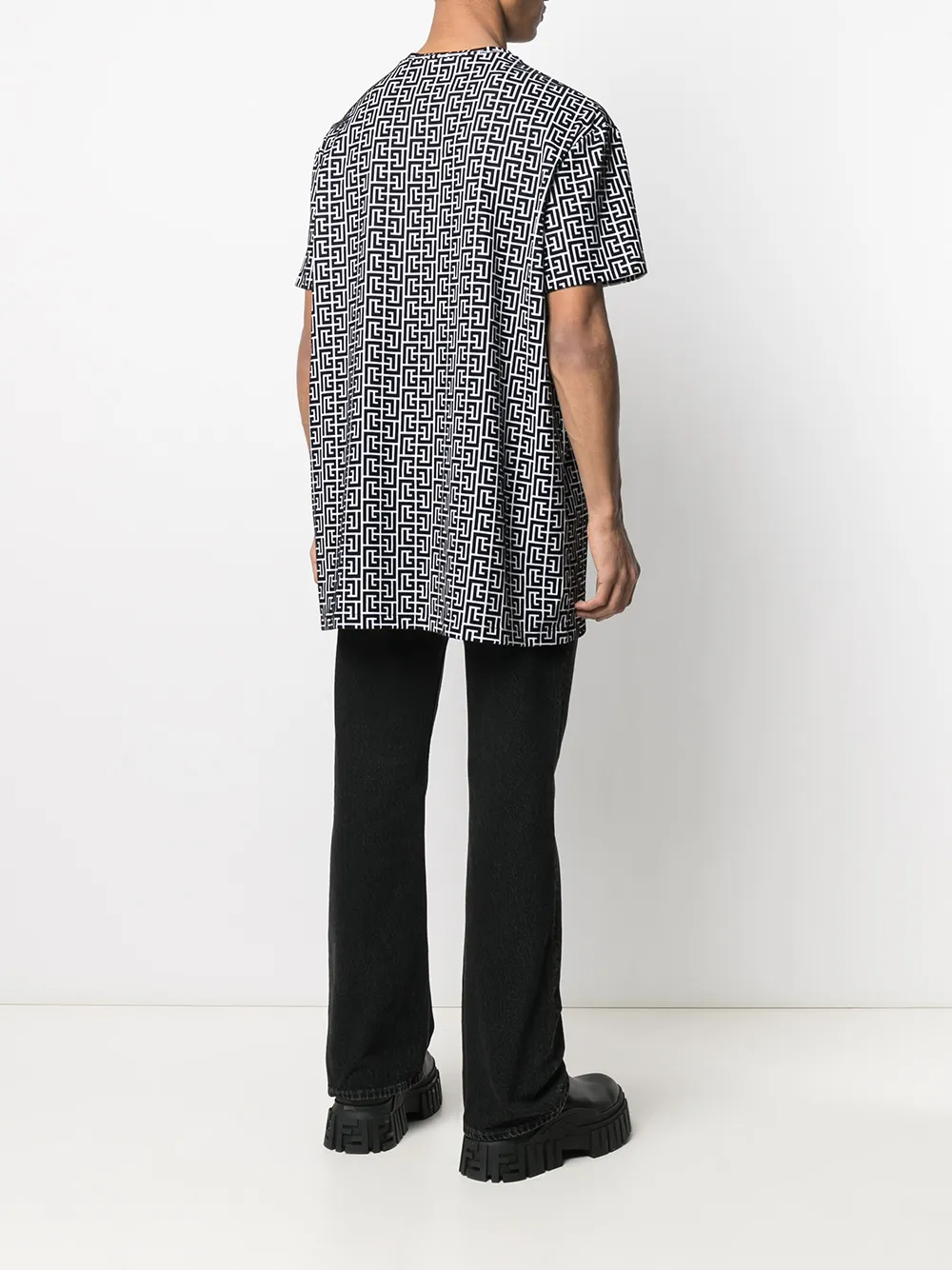 фото Balmain футболка с монограммой