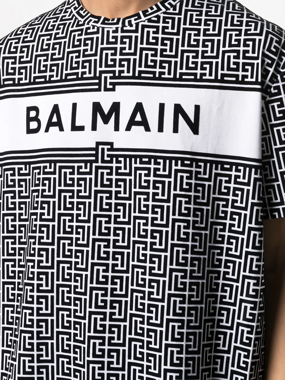 фото Balmain футболка с монограммой