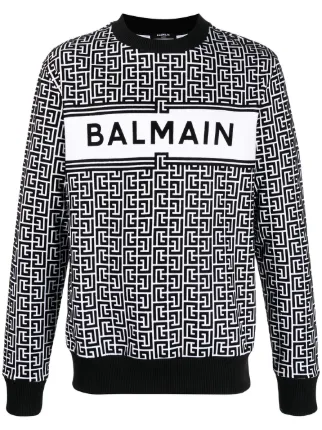 Balmain sales monogram sweatshirt