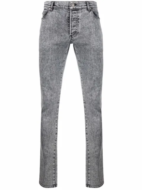 Balmain acid-wash skinny jeans