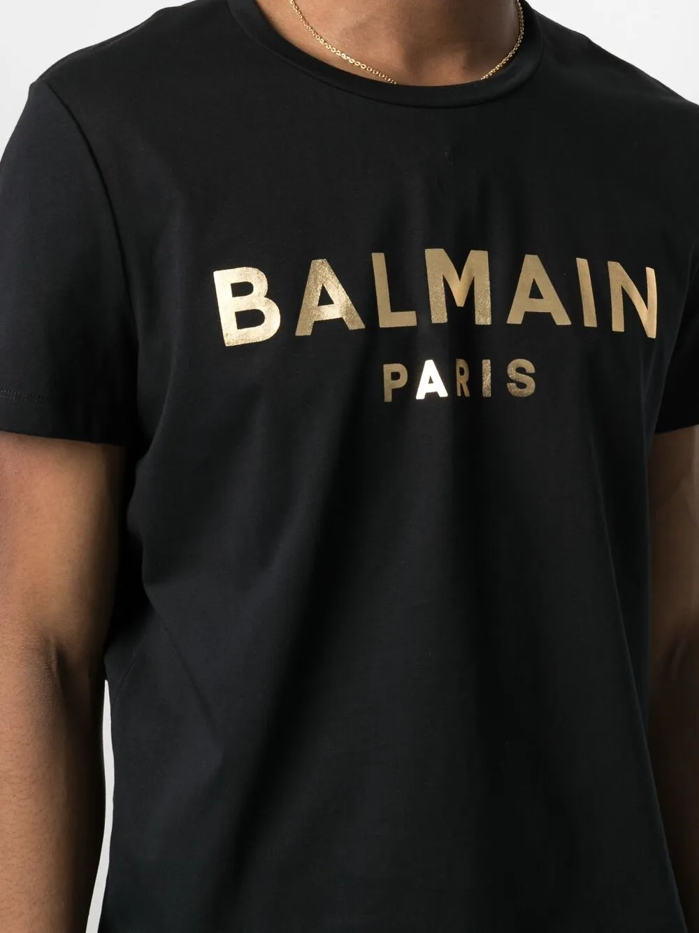 фото Balmain футболка с короткими рукавами и логотипом