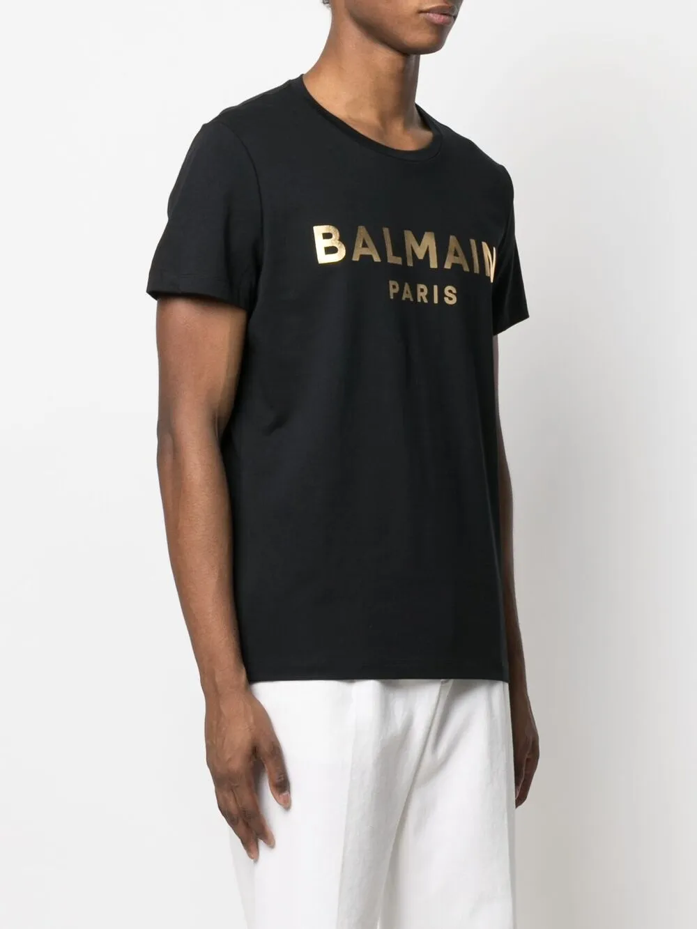 фото Balmain футболка с короткими рукавами и логотипом