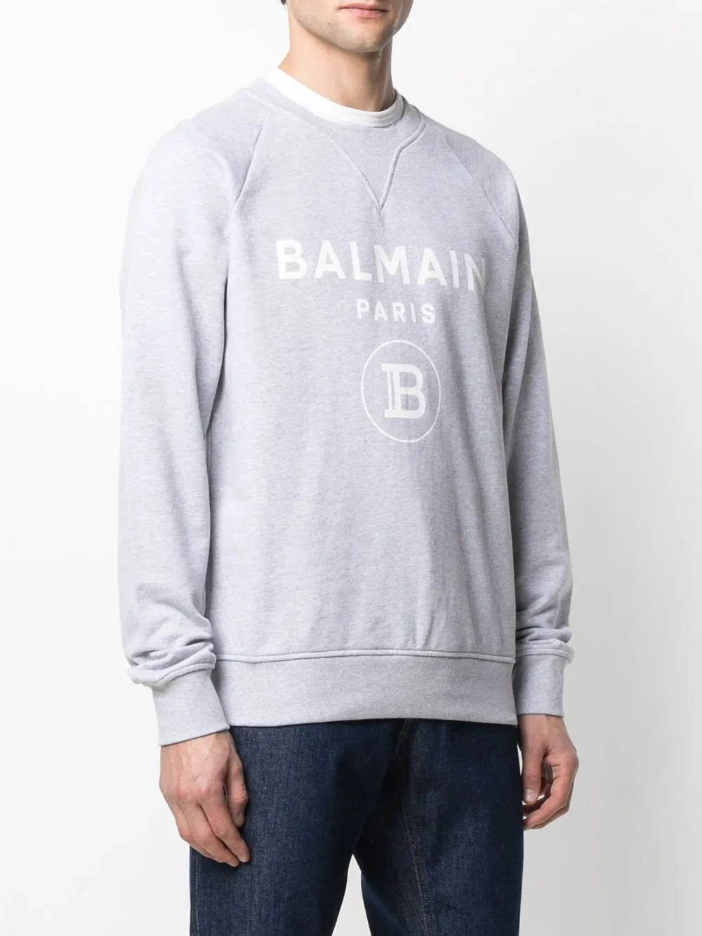 фото Balmain толстовка с длинными рукавами и логотипом