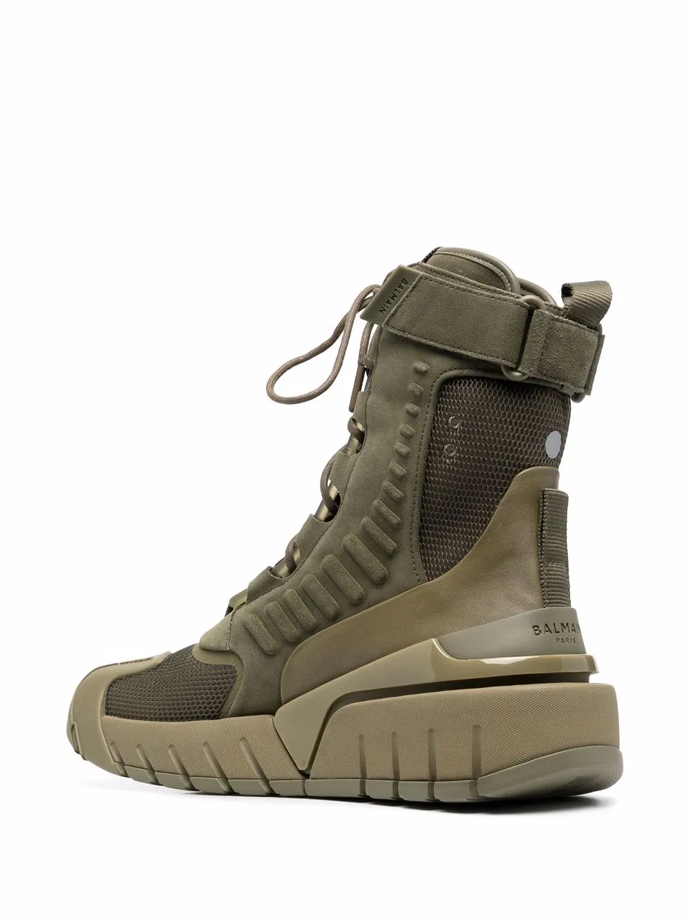 фото Balmain высокие кроссовки b-army