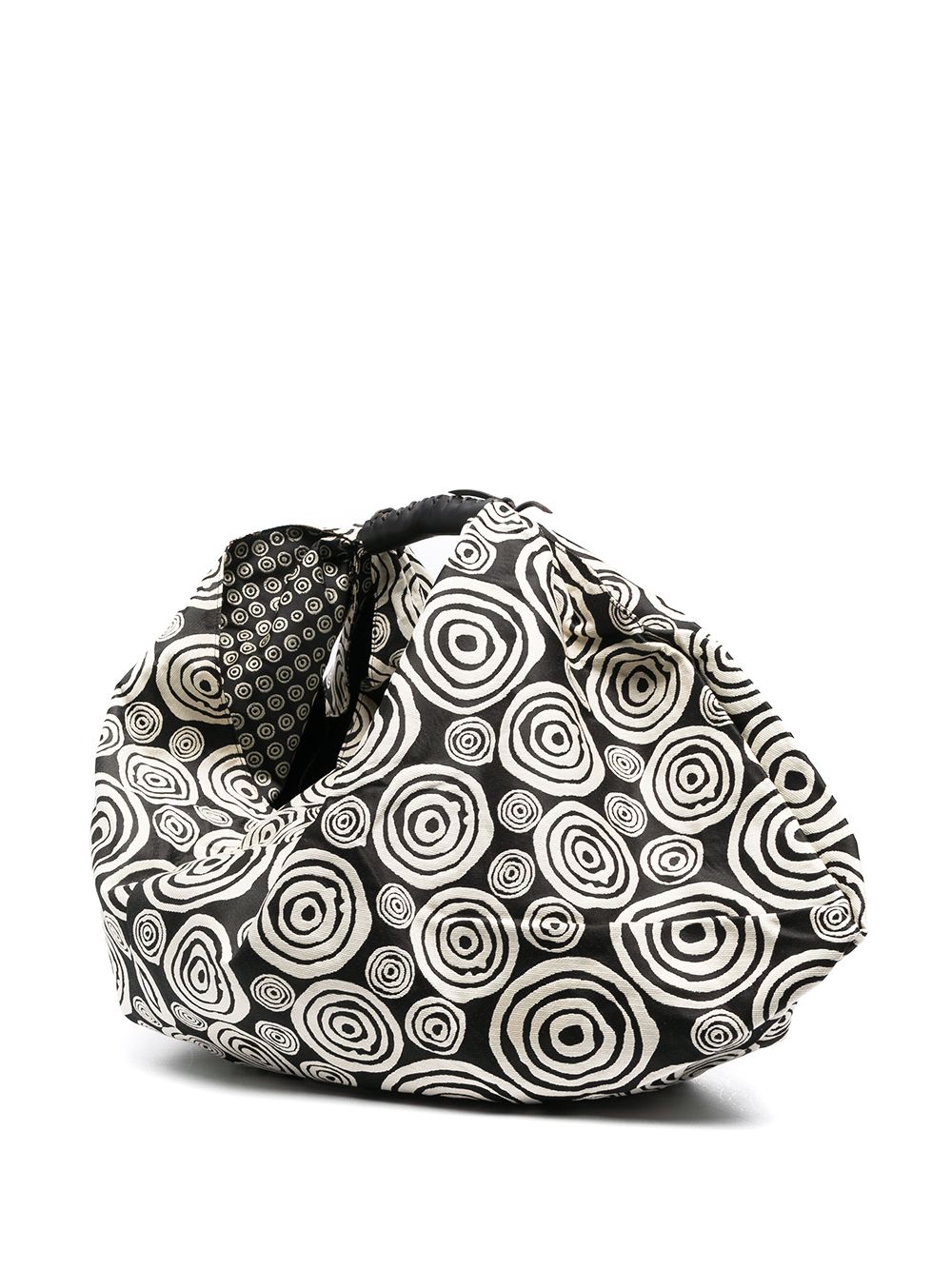 Shop 10 Corso Como Spiral Print Shoulder Bag In Neutrals