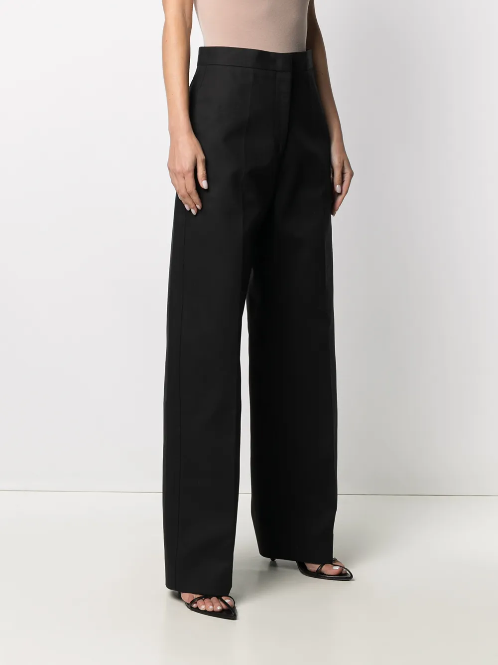 фото Jil sander прямые брюки с завышенной талией