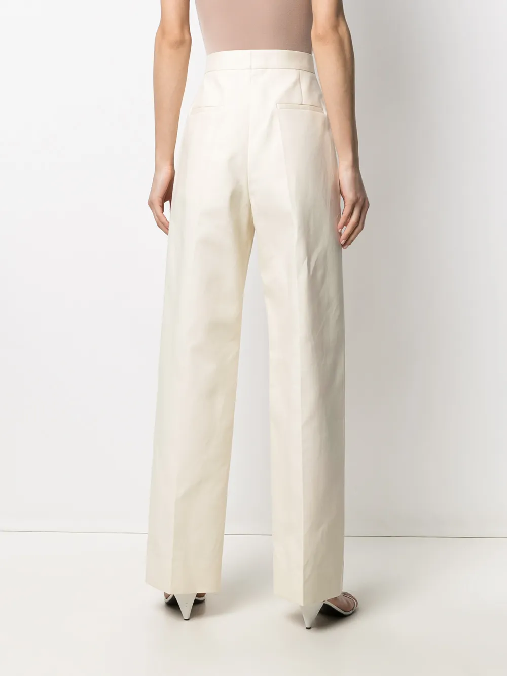 фото Jil sander широкие брюки с завышенной талией