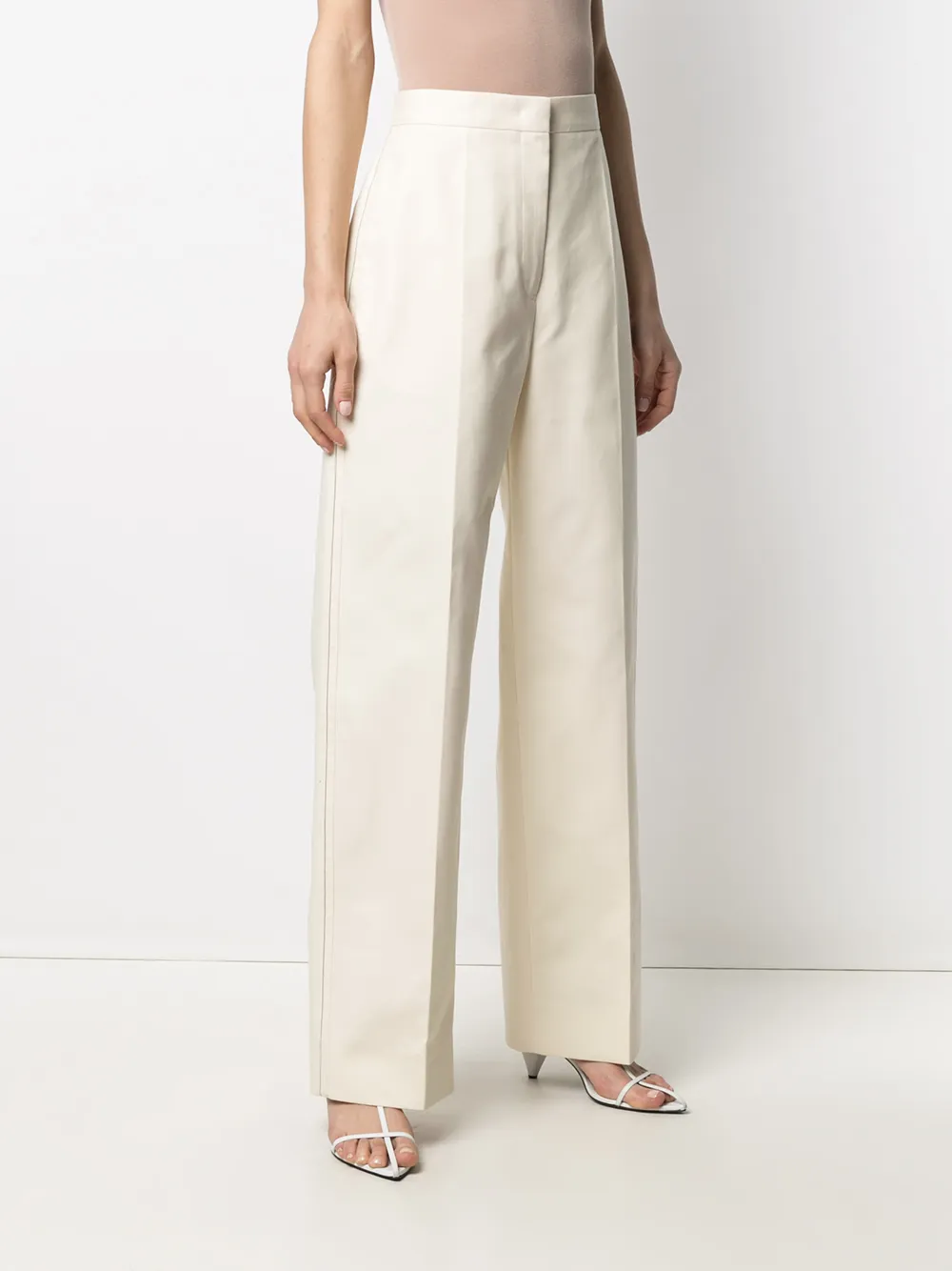 фото Jil sander широкие брюки с завышенной талией