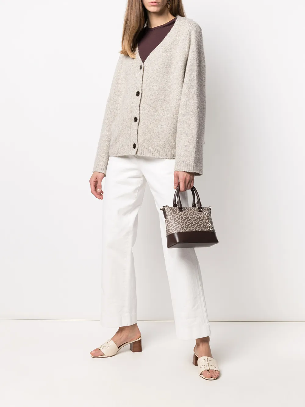 фото Dkny сумка-сэтчел chino с логотипом