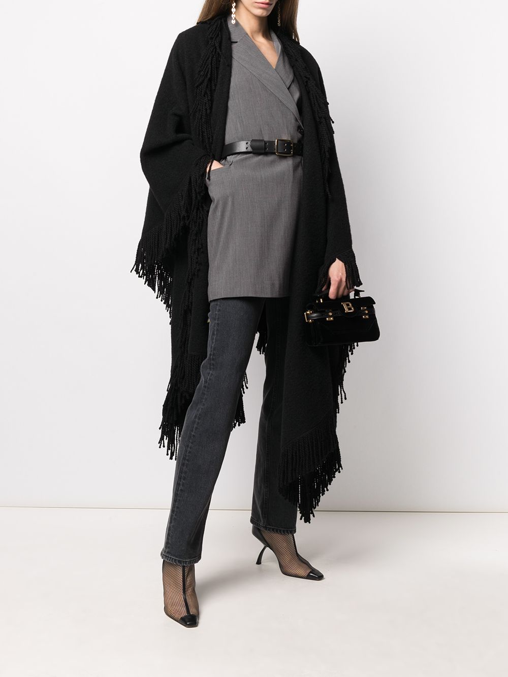 Dolce & Gabbana Tassel Fringed Cape - Farfetch