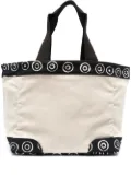 10 CORSO COMO spiral-trimmed tote bag - Neutrals