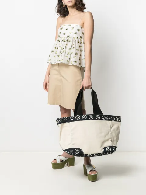10 CORSO COMO spiral-trimmed tote bag CCLB68 - 1