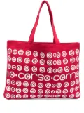 10 CORSO COMO spiral logo print tote bag - Red