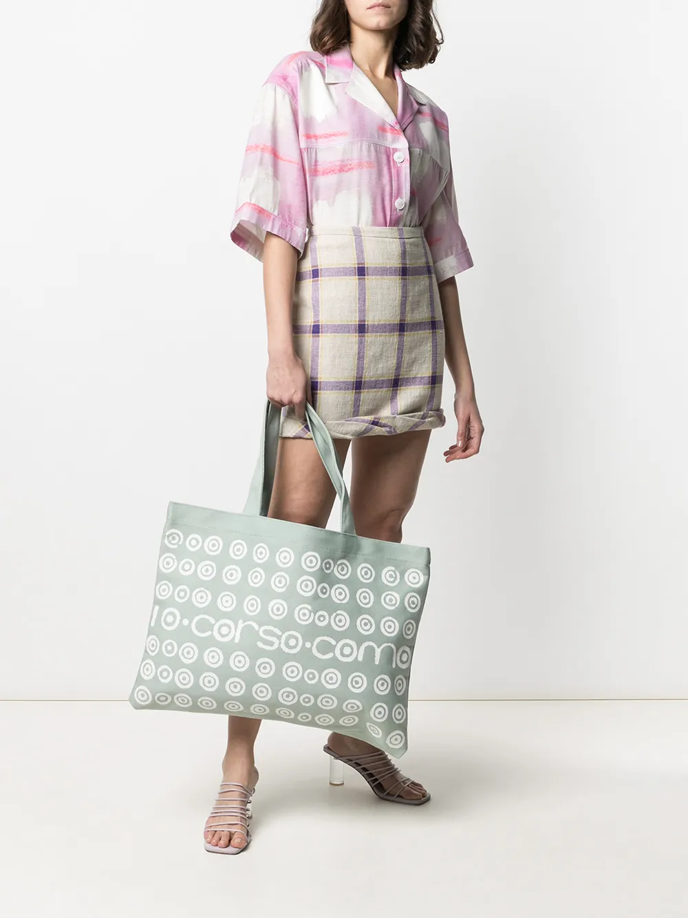 10 CORSO COMO logo polka-dot print tote bag | Image 2