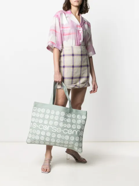 10 CORSO COMO logo polka-dot print tote bag CCSH87008 - 1