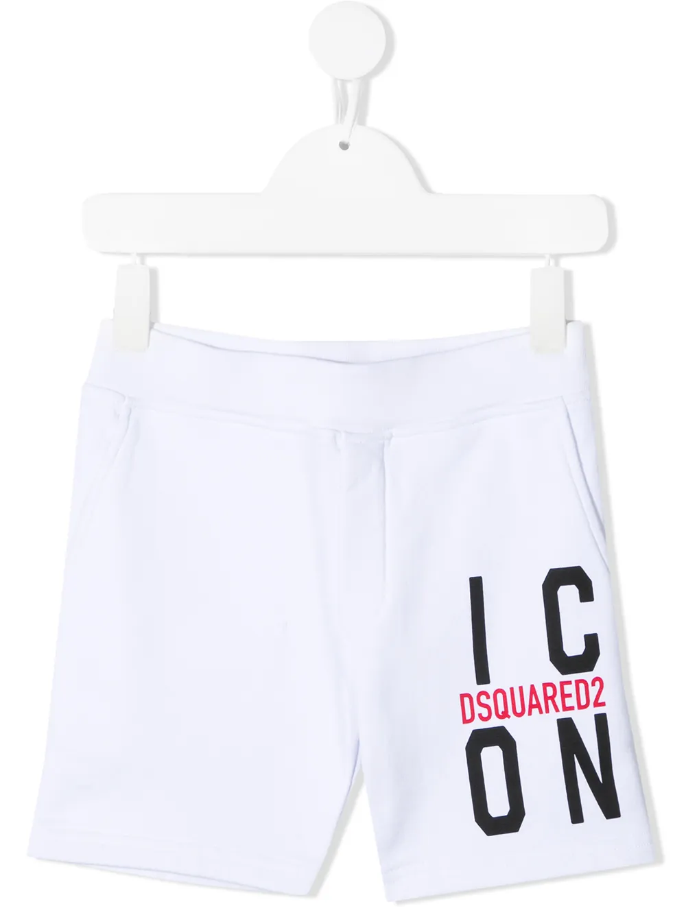 

Dsquared2 Kids ICON print shorts - White