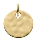 Monica Vinader Ziggy round pendant charm - Gold