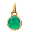 Monica Vinader Siren mini bezel pendant charm - Gold