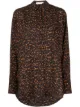Image 1 of Christian Wijnants abstract-print silk-blend shirt