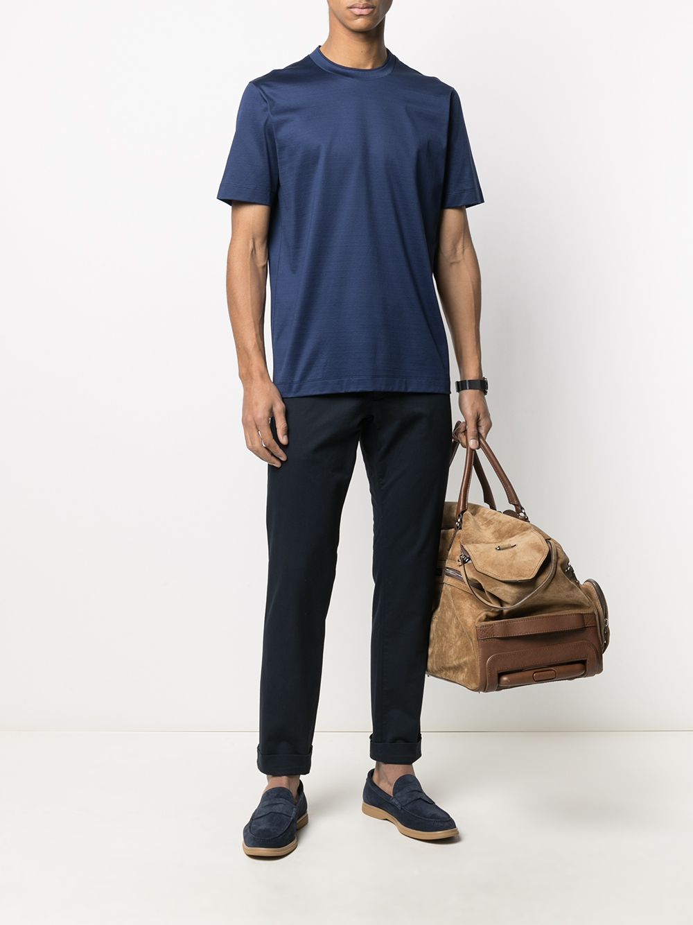 Canali T-shirt - Blauw