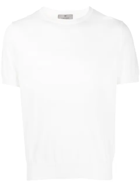 Canali knitted cotton T-shirt