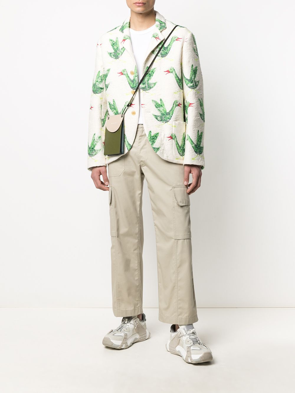 фото Walter van beirendonck pre-owned пиджак boxy goose