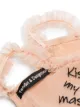 Image 2 of Tender and Dangerous slogan-embroidered face mask