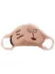 Image 1 of Tender and Dangerous slogan-embroidered face mask