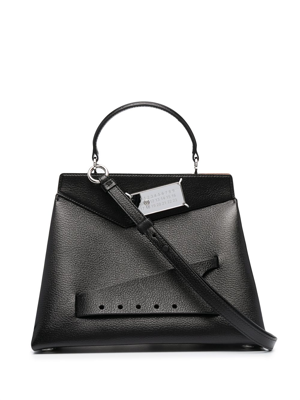 

Maison Margiela tote con asa en el tope - Negro