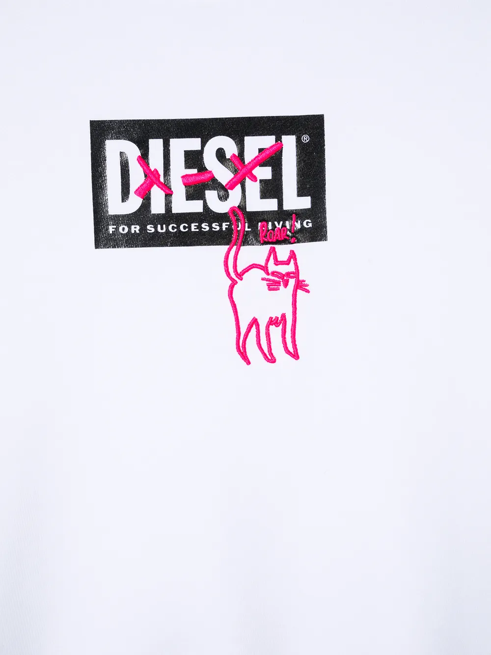 фото Diesel kids толстовка с вышитым логотипом