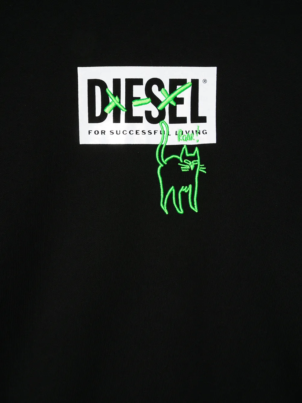 фото Diesel kids толстовка с круглым вырезом и логотипом