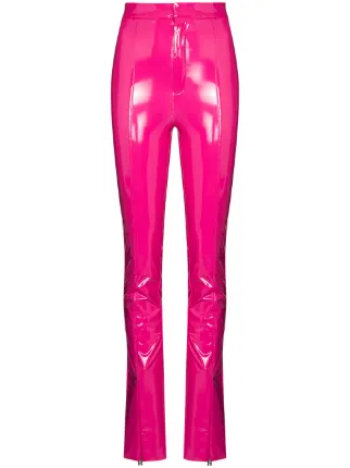 ROTATE Skinny Cut Vinyl Trousers - Farfetch