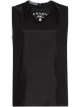 Image 1 of Prada logo-print sleeveless top