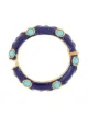 Image 1 of Kenneth Jay Lane bead-detail bangle bracelet