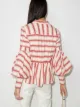 Rosie Assoulin stripe-pattern V-neck blouse