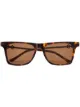 Image 1 of Karen Wazen square-frame tinted sunglasses
