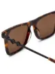 Karen Wazen square-frame tinted sunglasses