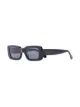 Karen Wazen Eckige Sonnenbrille