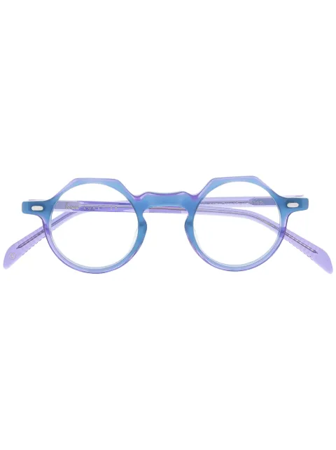 Lesca Yoga round frame glasses 