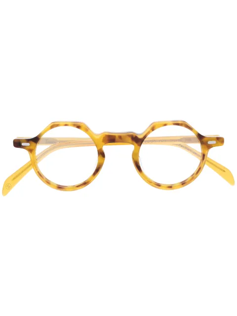 Lesca Yoga round frame glasses 