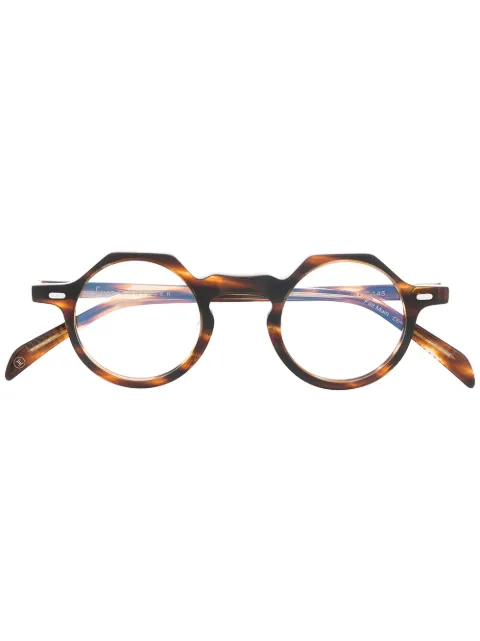 Lesca Yoga round frame glasses 