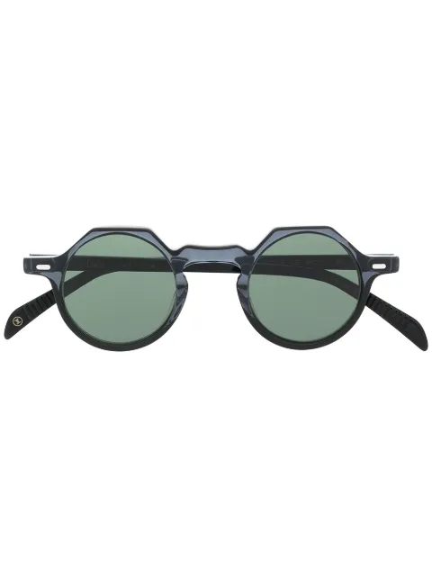 Lesca Yoga round frame sunglasses 