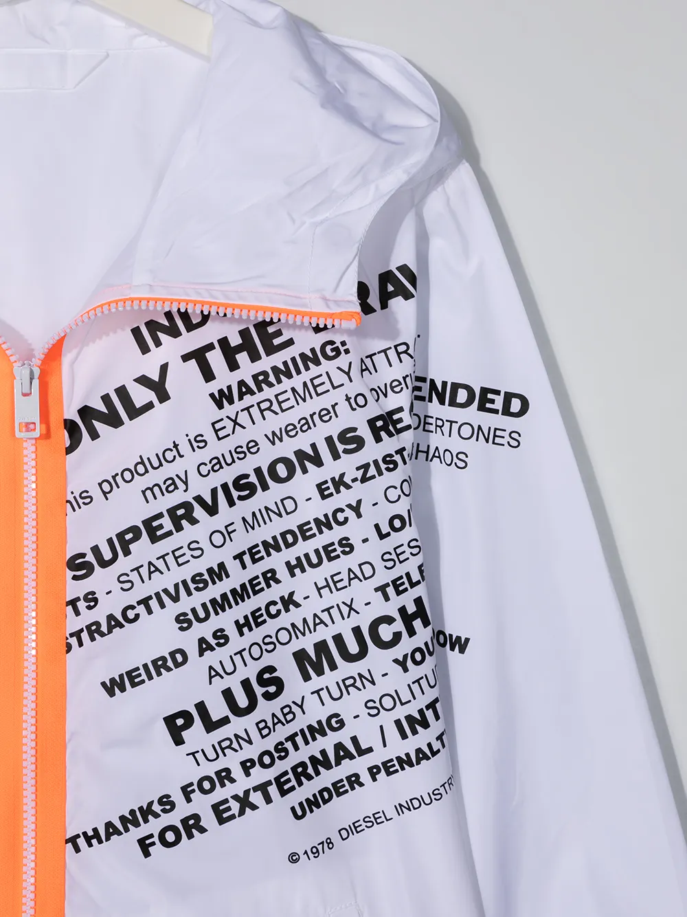 фото Diesel kids куртка jhead с капюшоном