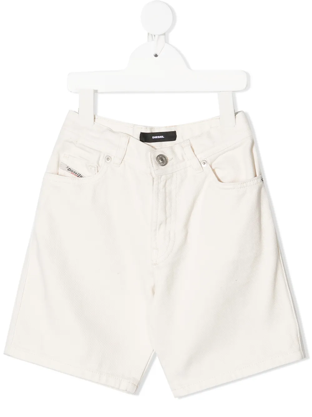 фото Diesel kids джинсовые шорты прямого кроя
