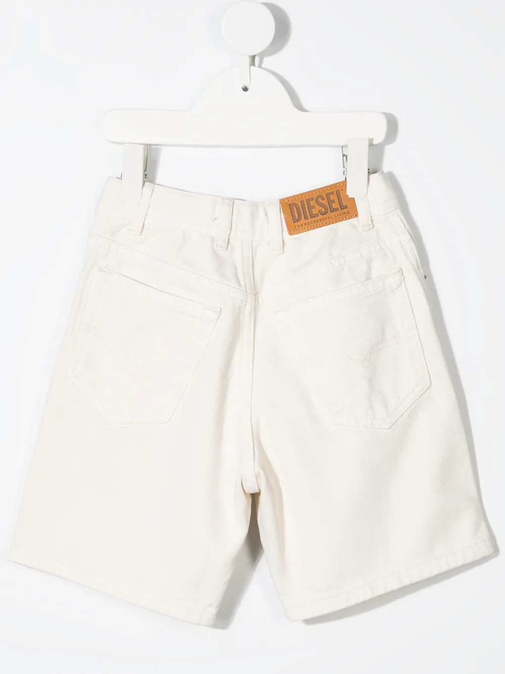 фото Diesel kids джинсовые шорты прямого кроя