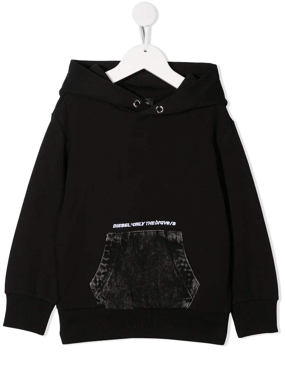 фото Diesel kids худи с вышитой надписью