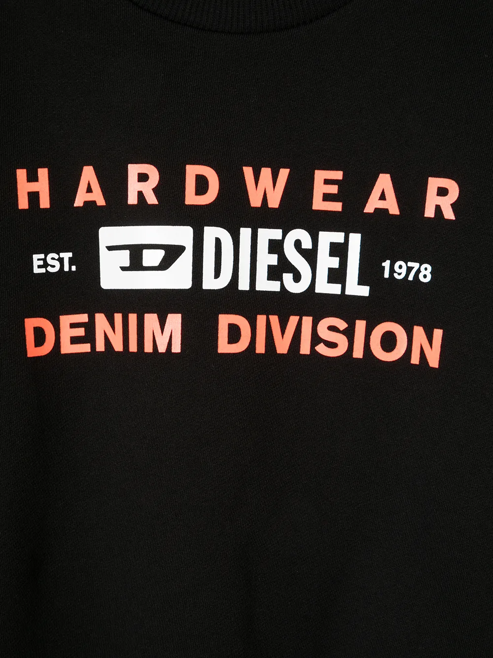 фото Diesel kids толстовка с круглым вырезом и логотипом