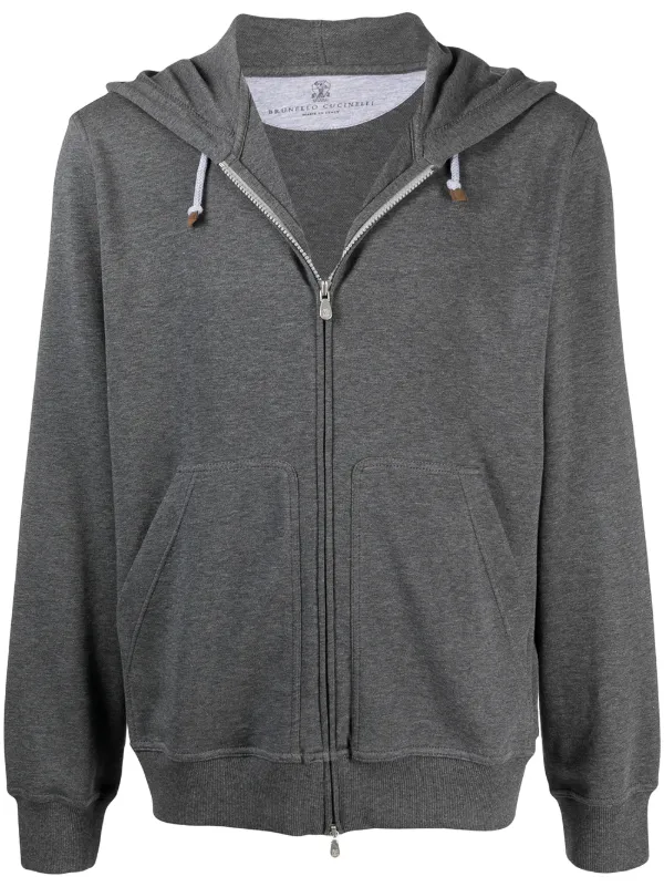 zip up drawstring hoodie